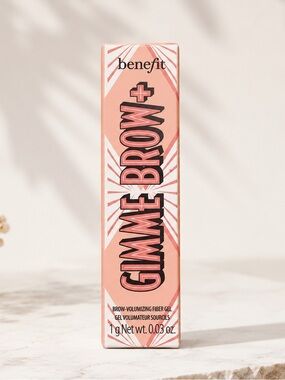 Benefit Gimme Brow+ Volumizing Fiber Gel Mini Shade 3 Neutral Light Brown | NIB